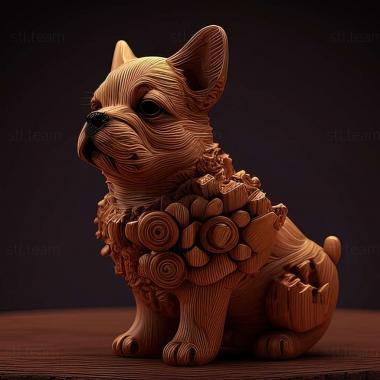 3D модель Кулі собака (STL)